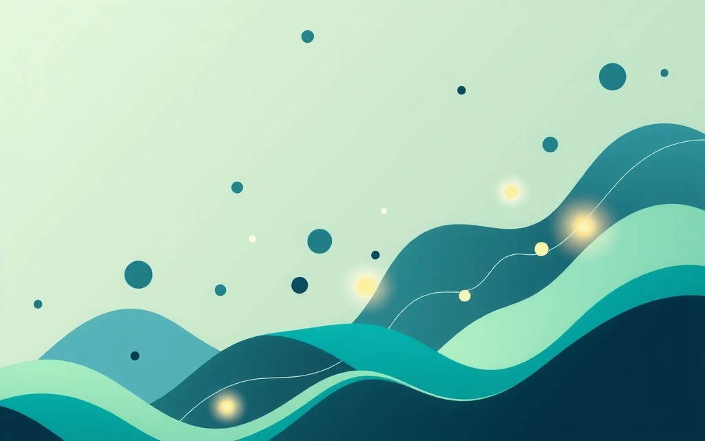 Abstract chart data visualization, symbolizing progress and growth